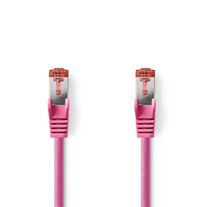 Nedis CAT6 Verkkokaapeli | RJ45 uros | RJ45 uros | S/FTP | 10.0 m | Pyöreä | LSZH | Pinkki | Muovipussi ryhmässä TIETOKOONET & TARVIKKEET / Kaapelit & Sovittimet / Verkko / Cat6 @ TP E-commerce Nordic AB (C07253)