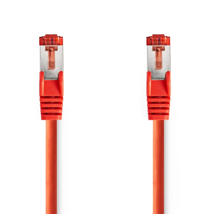 Cat 6 kaapeli | RJ45 uros | RJ45 uros | S/FTP | 0.15 m | Pyöreä | LSZH | Punainen | Muovipussi ryhmässä TIETOKOONET & TARVIKKEET / Kaapelit & Sovittimet / Verkko / Cat6 @ TP E-commerce Nordic AB (C07261)