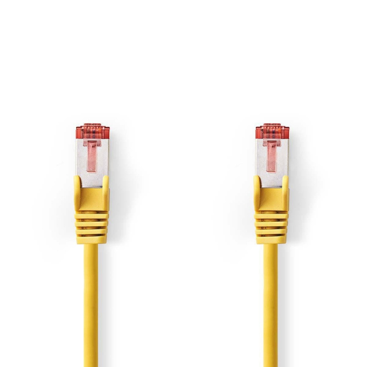 Cat 6 kaapeli | RJ45 uros | RJ45 uros | S/FTP | 10.0 m | Pyöreä | LSZH | Keltainen | Muovipussi ryhmässä TIETOKOONET & TARVIKKEET / Kaapelit & Sovittimet / Verkko / Cat6 @ TP E-commerce Nordic AB (C07305)