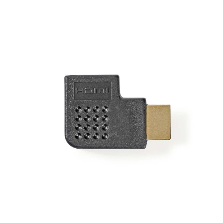 HDMI™ -sovitin | HDMI™ liitin | HDMI naaras | Kullattu | Kulma vasemmalle | ABS-Muovi | Musta | 1 kpl | Kirjekuori ryhmässä KODINELEKTRONIIKKA / Kaapelit & Sovittimet / HDMI / Sovittimet @ TP E-commerce Nordic AB (C07381)