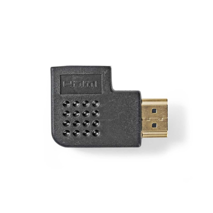 Nedis HDMI™ -sovitin | HDMI™ liitin | HDMI naaras | Kullattu | Kulma oikealle | ABS-Muovi | Musta | 1 kpl | Muovipussi ryhmässä KODINELEKTRONIIKKA / Kaapelit & Sovittimet / HDMI / Sovittimet @ TP E-commerce Nordic AB (C07382)