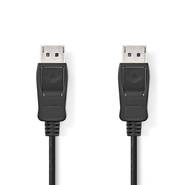 Nedis DisplayPort kaapeli | DisplayPort uros | DisplayPort uros | 4K@60Hz | Kullattu | 2.00 m | Pyöreä | PVC | Musta | Laatikko ryhmässä TIETOKOONET & TARVIKKEET / Kaapelit & Sovittimet / DisplayPort / Kaapelit @ TP E-commerce Nordic AB (C07429)