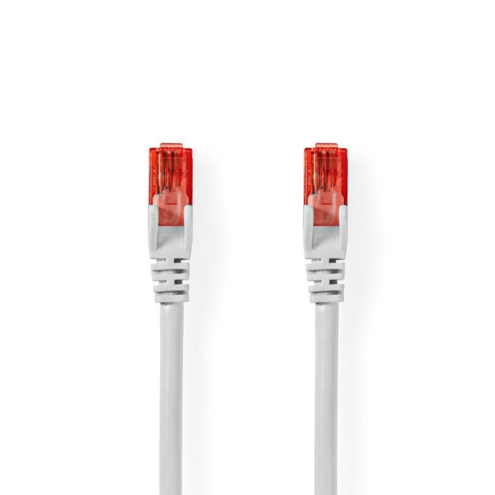 CAT6 Verkkokaapeli | RJ45 uros | RJ45 uros | U/UTP | 1.00 m | Pyöreä | PVC | Valkoinen | Kirjekuori ryhmässä TIETOKOONET & TARVIKKEET / Kaapelit & Sovittimet / Verkko / Cat6 @ TP E-commerce Nordic AB (C07595)