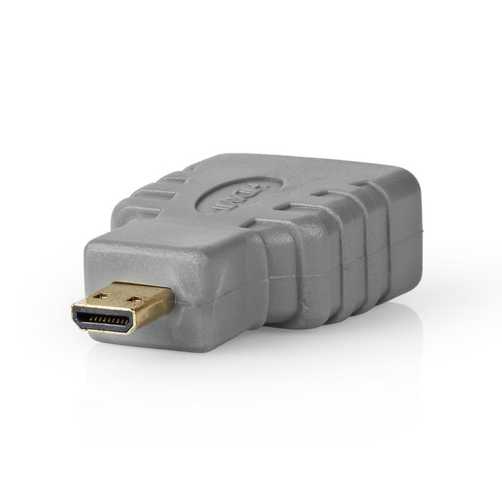 Bandridge HDMI-Sovitin | HDMI Micro -Liitin - HDMI, Naaras | Harmaa ryhmässä KODINELEKTRONIIKKA / Kaapelit & Sovittimet / HDMI / Sovittimet @ TP E-commerce Nordic AB (C07637)