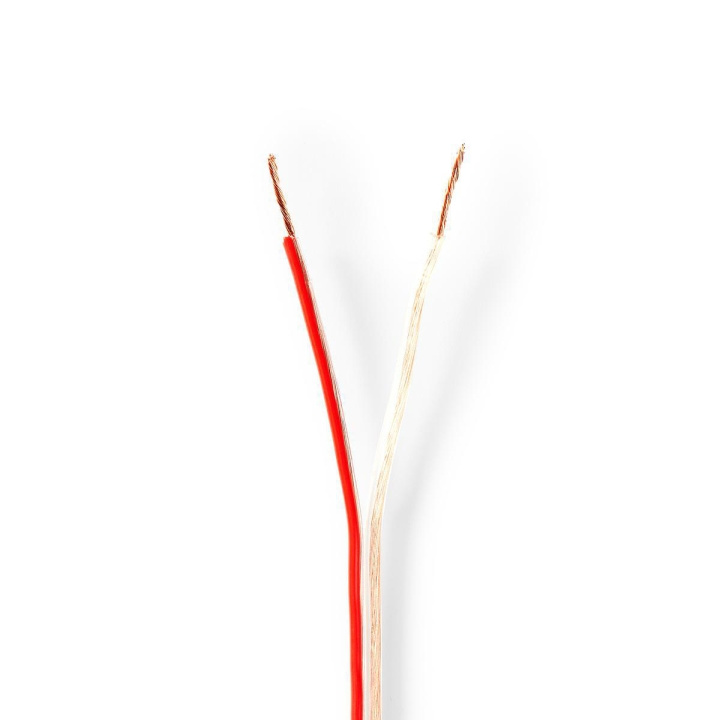 Nedis Kaiutinkaapeli | 2 x 0.75 mm² | Kupari | 100.0 m | Pyöreä | PVC | Läpikuultava | Kela ryhmässä KODINELEKTRONIIKKA / Ääni & Kuva / Kaiuttimet & Tarvikkeet / Tarvikkeet @ TP E-commerce Nordic AB (C07642)