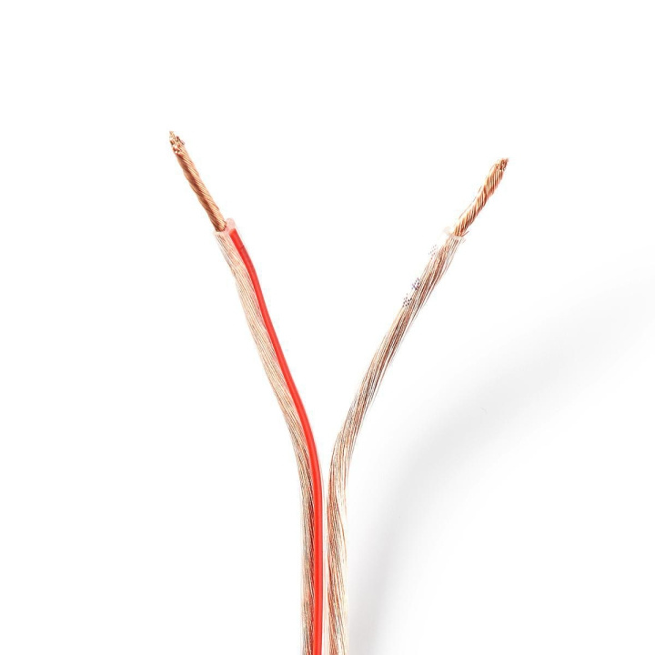 Nedis Kaiutinkaapeli | 2 x 1.50 mm² | CCA | 25.0 m | Pyöreä | PVC | Läpikuultava | Kääre ryhmässä KODINELEKTRONIIKKA / Ääni & Kuva / Kaiuttimet & Tarvikkeet / Tarvikkeet @ TP E-commerce Nordic AB (C07682)