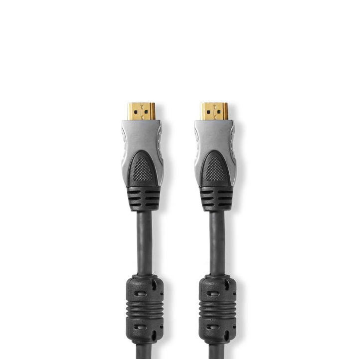 Nedis High Speed ​​HDMI ™ Kaapeli Ethernet | HDMI™ liitin | HDMI™ liitin | 4K@60Hz | 18 Gbps | 0.80 m | Pyöreä | PVC | Antrasiitti | Laatikko ryhmässä KODINELEKTRONIIKKA / Kaapelit & Sovittimet / HDMI / Kaapelit @ TP E-commerce Nordic AB (C07738)