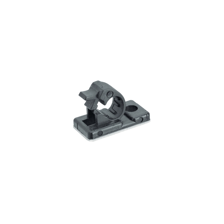 RND Cable Cable Clamp | 7.5 mm | Self Adhesive | Polyamide 6.6 | 100pcs ryhmässä KODINELEKTRONIIKKA / Kaapelit & Sovittimet / Kaapelinhallinta @ TP E-commerce Nordic AB (C07744)