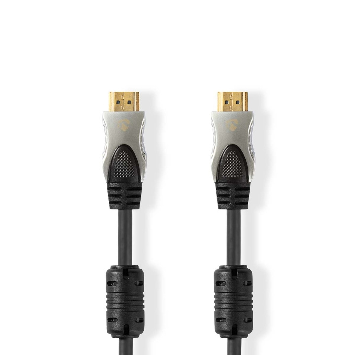 Nedis HDMI™ -kaapeli | HDMI™ liitin | HDMI™ liitin | 8K@60Hz | Kullattu | 2.00 m | Suora | PVC | Antrasiitti | Laatikko ryhmässä KODINELEKTRONIIKKA / Kaapelit & Sovittimet / HDMI / Kaapelit @ TP E-commerce Nordic AB (C07756)