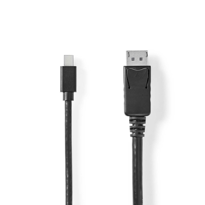 Nedis Mini DisplayPort kaapeli | DisplayPort 1.4 | Mini DisplayPort Uros | DisplayPort uros | 48 Gbps | Niklattu | 2.00 m | Pyöreä | PVC | Musta | Muovipussi ryhmässä TIETOKOONET & TARVIKKEET / Kaapelit & Sovittimet / DisplayPort / Kaapelit @ TP E-commerce Nordic AB (C07839)