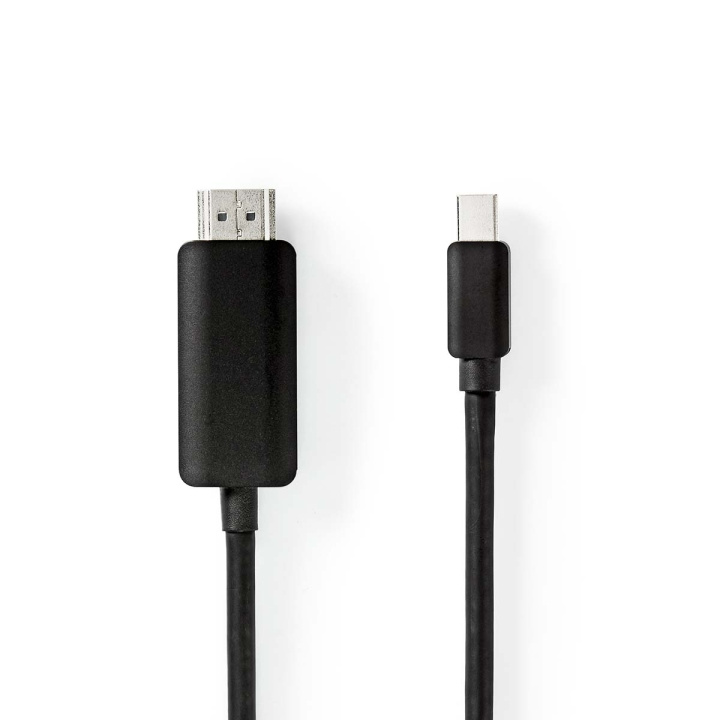 Nedis Mini DisplayPort kaapeli | DisplayPort 1.4 | Mini DisplayPort Uros | HDMI™ liitin | 48 Gbps | Niklattu | 2.00 m | Pyöreä | PVC | Musta | Kirjekuori ryhmässä TIETOKOONET & TARVIKKEET / Kaapelit & Sovittimet / DisplayPort / Kaapelit @ TP E-commerce Nordic AB (C07841)