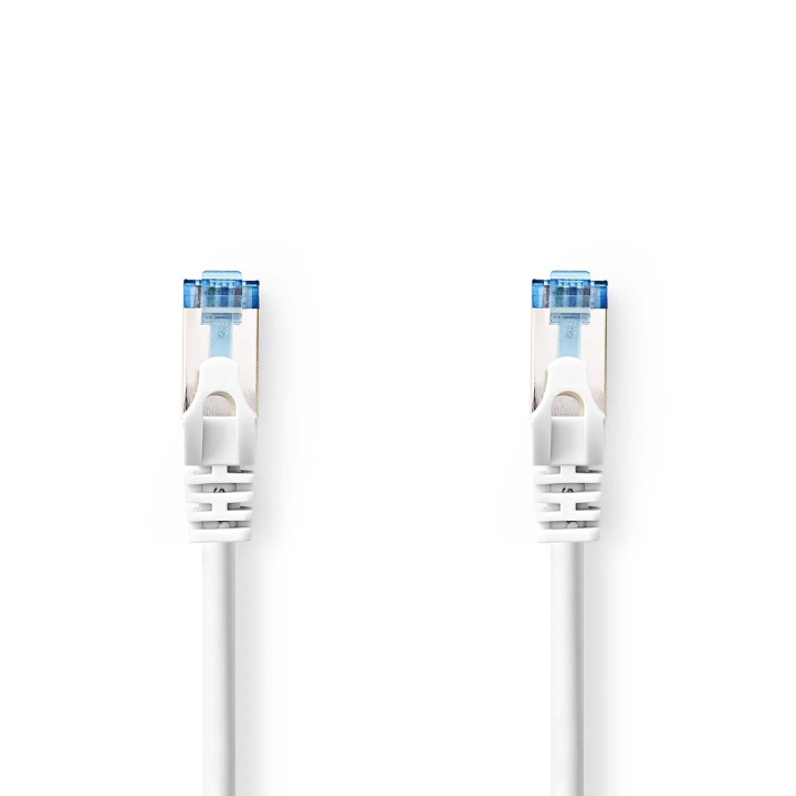 Cat 6a kaapeli | S/FTP | RJ45 uros | RJ45 uros | 10.0 m | Snagless | Pyöreä | LSZH | Valkoinen | Muovipussi ryhmässä TIETOKOONET & TARVIKKEET / Kaapelit & Sovittimet / Verkko / Cat6 @ TP E-commerce Nordic AB (C07913)