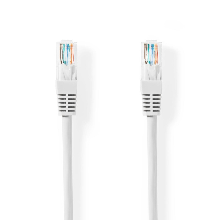 Cat 5e kaapeli | U/UTP | RJ45 uros | RJ45 uros | 5.00 m | Pyöreä | PVC | Valkoinen | Panta ryhmässä TIETOKOONET & TARVIKKEET / Kaapelit & Sovittimet / Verkko / Cat5e @ TP E-commerce Nordic AB (C07921)