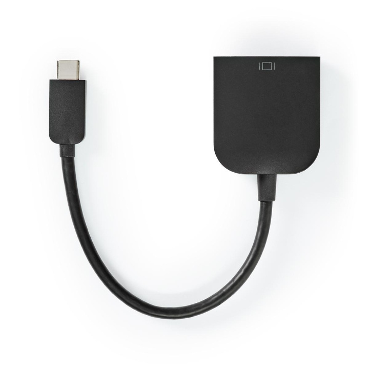 Nedis USB-C™ Sovitin | USB 3.2 Gen 1 | USB-C™ Uros | VGA Naaras | 1920x1200 | 5 Gbps | 0.20 m | Pyöreä | Niklattu | PVC | Musta | Muovipussi ryhmässä TIETOKOONET & TARVIKKEET / Kaapelit & Sovittimet / VGA / Sovittimet @ TP E-commerce Nordic AB (C07954)