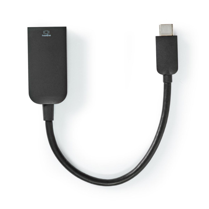 Nedis USB-C™ Sovitin | USB 3.2 Gen 1 | USB-C™ Uros | HDMI™ Ulostulo | 4K@60Hz | 0.20 m | Pyöreä | Niklattu | PVC | Musta | Muovipussi ryhmässä KODINELEKTRONIIKKA / Kaapelit & Sovittimet / HDMI / Sovittimet @ TP E-commerce Nordic AB (C07958)