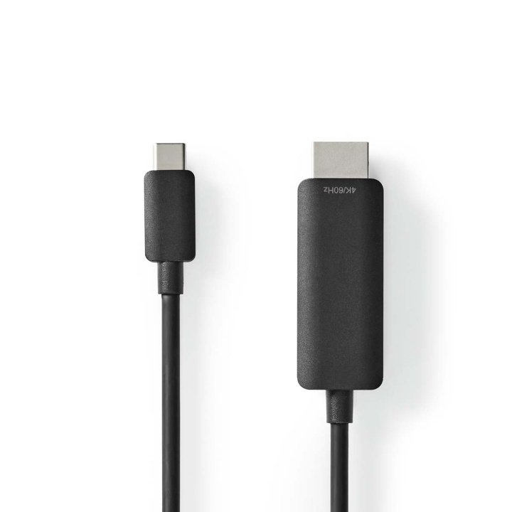 Nedis USB-C™ Sovitin | USB 3.2 Gen 1 | USB-C™ Uros | HDMI™ liitin | 4K@60Hz | 2.00 m | Pyöreä | Niklattu | PVC | Musta | Muovipussi ryhmässä KODINELEKTRONIIKKA / Kaapelit & Sovittimet / HDMI / Sovittimet @ TP E-commerce Nordic AB (C07961)