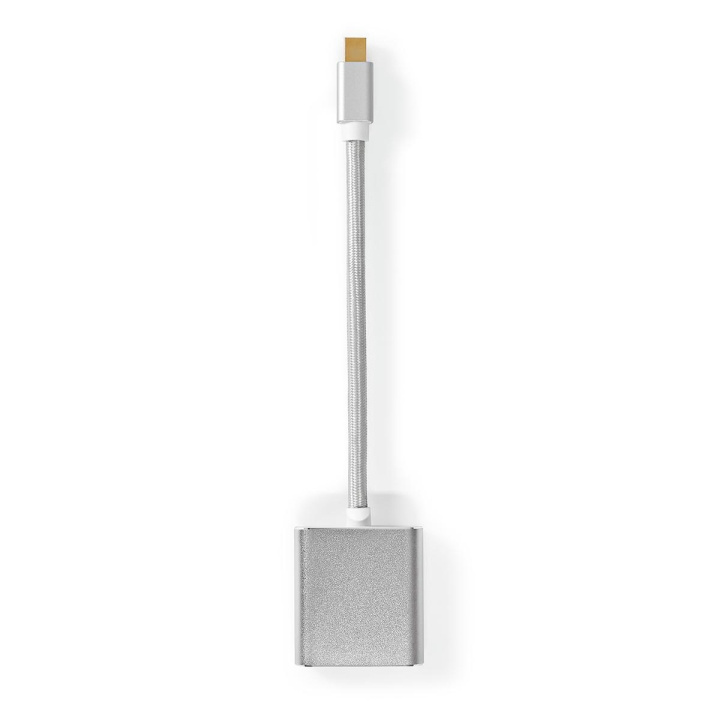 Nedis Mini DisplayPort kaapeli | DisplayPort 1.2 | Mini DisplayPort Uros | DVI-D 24+1-Pin Naaras | 21.6 Gbps | Kullattu | 0.20 m | Pyöreä | Punottu | Hopea | Laatikko kannella ja ikkunalla ryhmässä TIETOKOONET & TARVIKKEET / Kaapelit & Sovittimet / DisplayPort / Kaapelit @ TP E-commerce Nordic AB (C07967)