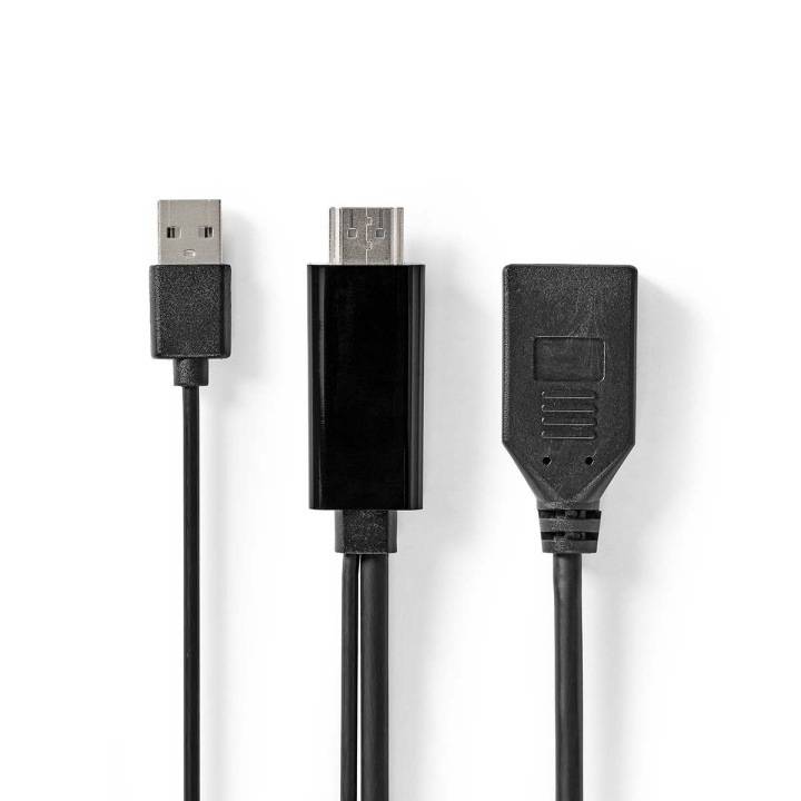 Nedis HDMI™ -sovitin | HDMI™ liitin | DisplayPort uros | Niklattu | Suora | PVC | Musta | 1 kpl | Kirjekuori ryhmässä KODINELEKTRONIIKKA / Kaapelit & Sovittimet / HDMI / Sovittimet @ TP E-commerce Nordic AB (C07999)