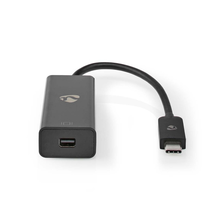 Nedis USB-C™ Sovitin | USB 3.2 Gen 1 | USB-C™ Uros | Mini DisplayPort Naaras | 8K@60Hz | 0.20 m | Pyöreä | Niklattu | PVC | Musta | Laatikko ryhmässä TIETOKOONET & TARVIKKEET / Kaapelit & Sovittimet / DisplayPort / Sovittimet @ TP E-commerce Nordic AB (C08031)
