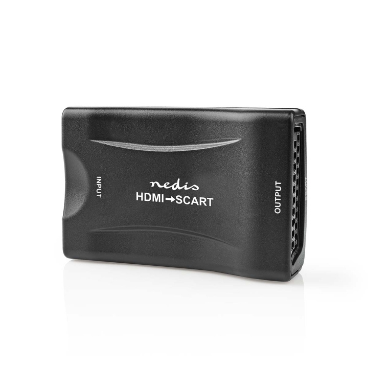 Nedis HDMI ™ Muunnin | HDMI™ tulo | SCART Naaras | Yksisuuntainen | 1080p | 1.2 Gbps | ABS-Muovi | Musta ryhmässä TIETOKOONET & TARVIKKEET / Kaapelit & Sovittimet / Signaalin muunnin @ TP E-commerce Nordic AB (C08041)