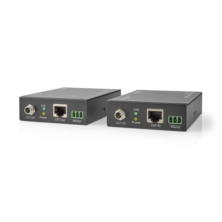 Nedis HDMI™ Vahvistin | Cat6 yli | Jopa 60m | 4K@60Hz | 18 Gbps | Metalli | Antrasiitti ryhmässä KODINELEKTRONIIKKA / Kaapelit & Sovittimet / HDMI / Sovittimet @ TP E-commerce Nordic AB (C08070)