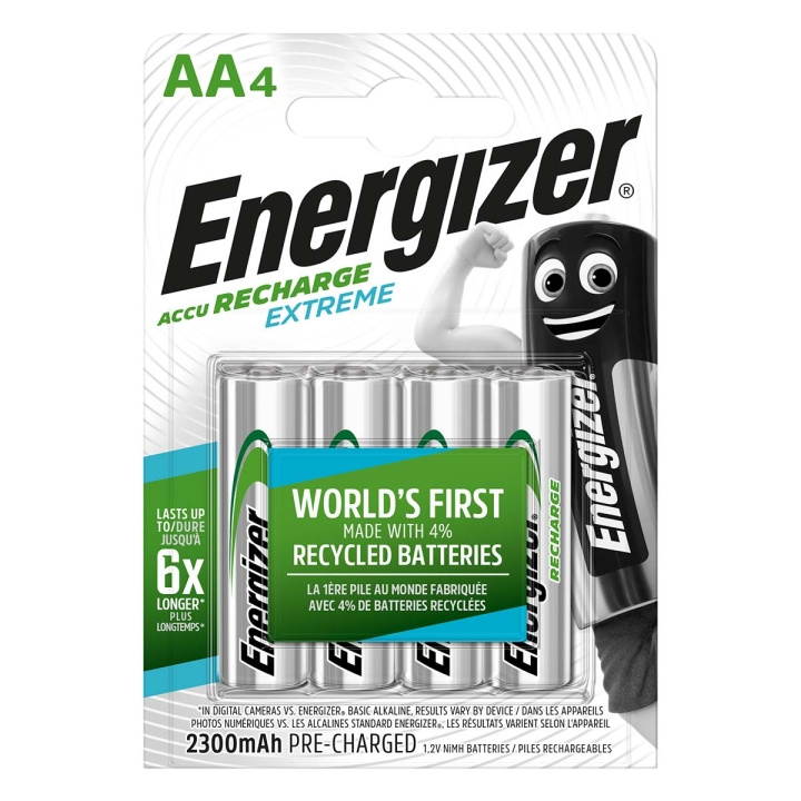 Energizer Ladattava Ni-MH-Akku AA | 1.2 V DC | 2300 mAh | 4 - Läpipainopakkaus ryhmässä KODINELEKTRONIIKKA / Paristot & Laturit / Ladattavat paristot / AA @ TP E-commerce Nordic AB (C08229)