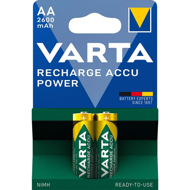 Ladattava Ni-MH-Akku AA | 1.2 V DC | 2600 mAh | 2-Blister-kortti ryhmässä KODINELEKTRONIIKKA / Paristot & Laturit / Ladattavat paristot / AA @ TP E-commerce Nordic AB (C08278)