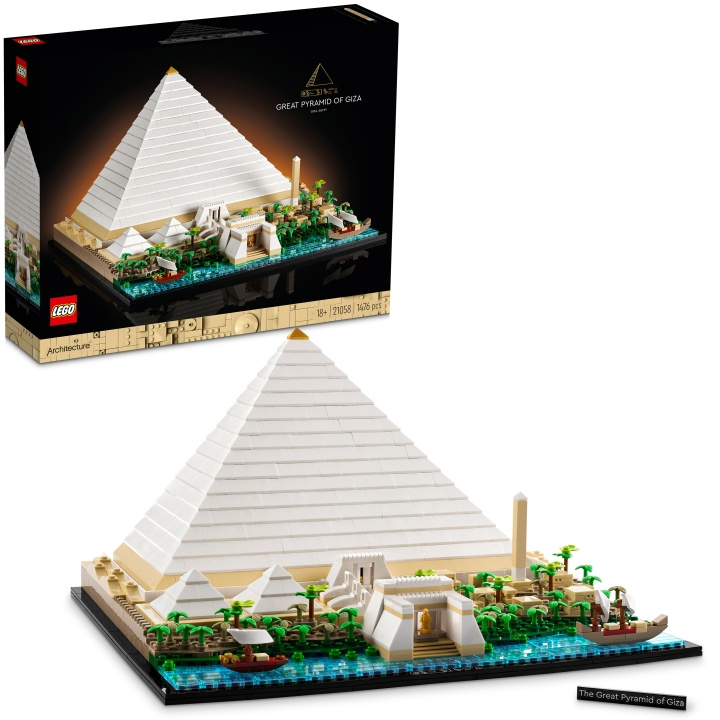 LEGO Architecture - Cheopspyramiden ryhmässä LELUT, TUOTTEET LAPSILLE JA VAUVOILLE / Leikkikalut, Askartelu &Pelit / Rakennuslelut / Lego @ TP E-commerce Nordic AB (C08540)
