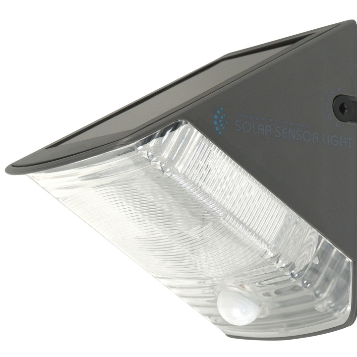 Ranex by Smartwares Vägglampa LED-solcell m sensor ryhmässä KOTI, TALOUS JA PUUTARHA / Sähkö & Valaistus / Ulkovalaistus / Julkisivuvalaistus / Liiketunnistimella @ TP E-commerce Nordic AB (C08547)