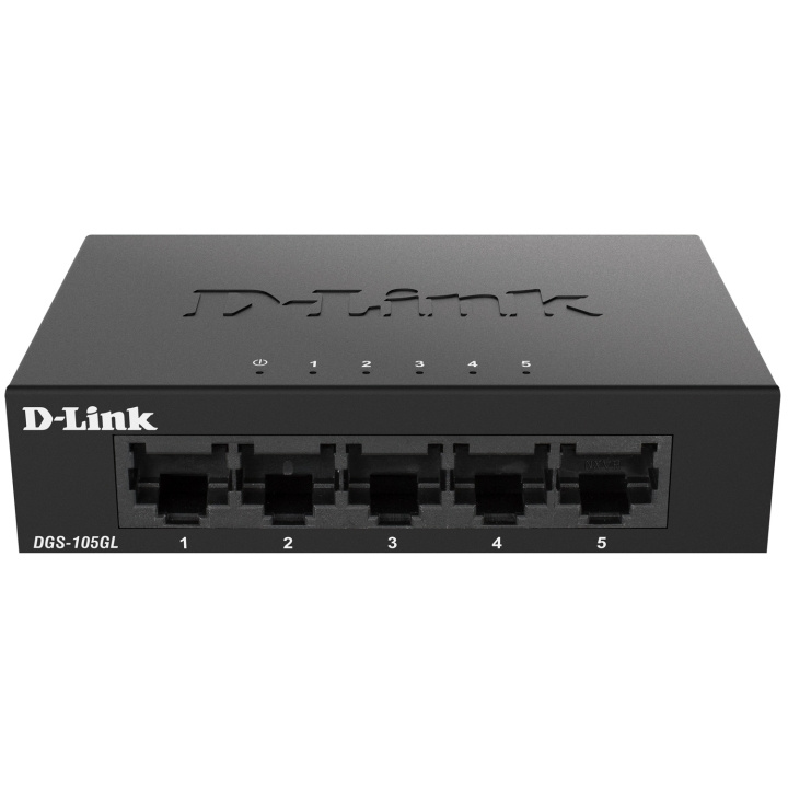 D-Link DGS-105GL 5-Port Gigabit Switc ryhmässä TIETOKOONET & TARVIKKEET / Verkko / Kytkimet / 10/100/1000Mbps @ TP E-commerce Nordic AB (C08622)