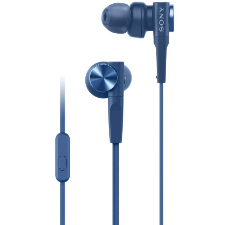 Sony Headset MDR-XB55AP Blå ryhmässä KODINELEKTRONIIKKA / Ääni & Kuva / Kuulokkeet & Tarvikkeet / Kuulokkeet @ TP E-commerce Nordic AB (C08645)