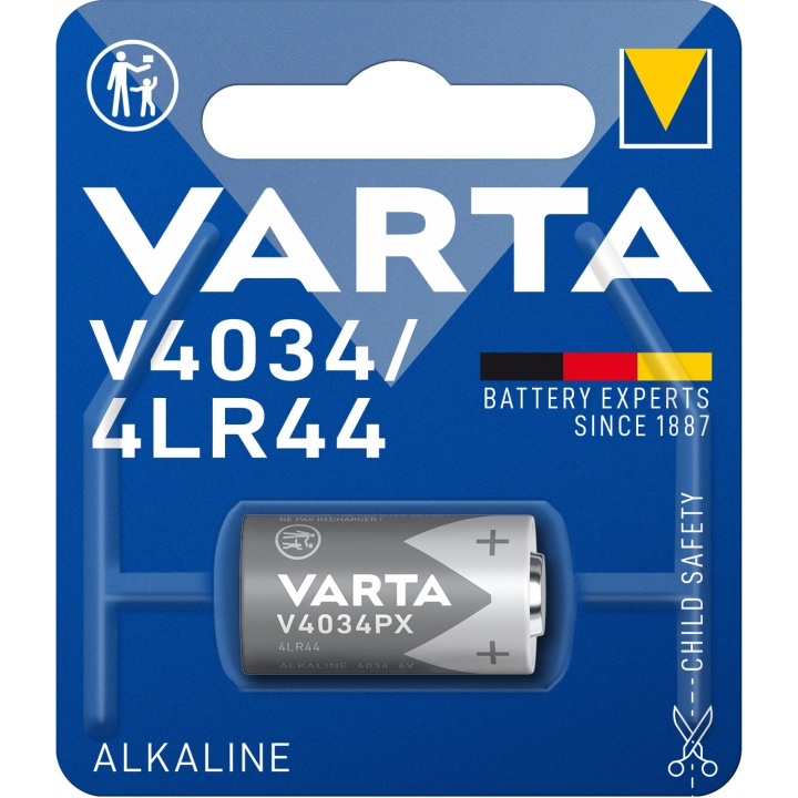 Varta V4034PX / 4LR44 -paristo, 6V ryhmässä KODINELEKTRONIIKKA / Paristot & Laturit / Akut / Muut @ TP E-commerce Nordic AB (C08705)