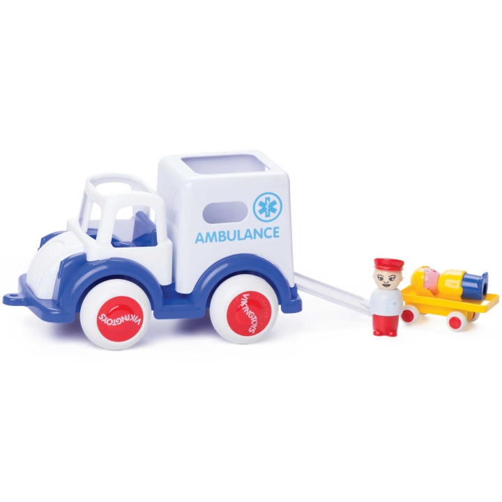 VikingToys Jumbo Ambulans m. Två Figurer ryhmässä LELUT, TUOTTEET LAPSILLE JA VAUVOILLE / Leikkikalut, Askartelu &Pelit / Leikkiautot @ TP E-commerce Nordic AB (C08722)