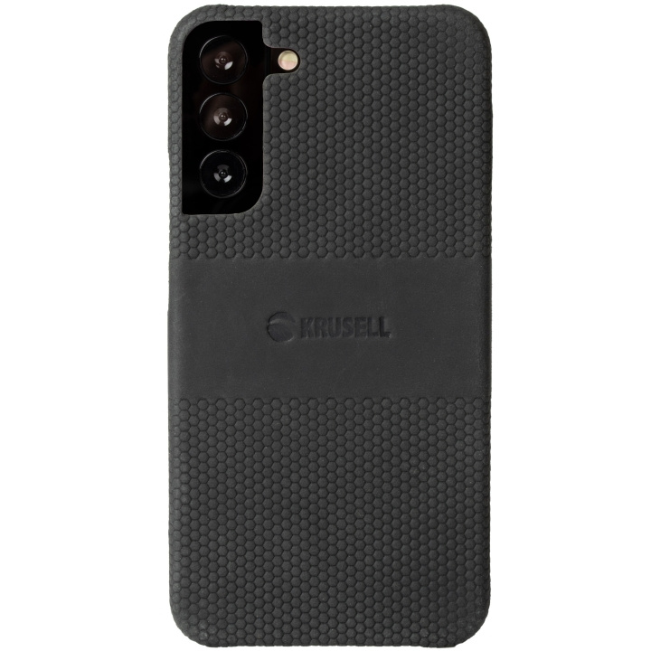 Krusell Leather Cover Galaxy S22 Svart ryhmässä ÄLYPUHELIMET JA TABLETIT / Puhelimen suojakotelo / Samsung @ TP E-commerce Nordic AB (C08785)