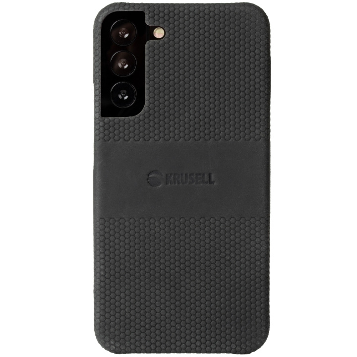 Krusell Leather Cover Galaxy S22+ Svart ryhmässä ÄLYPUHELIMET JA TABLETIT / Puhelimen suojakotelo / Samsung @ TP E-commerce Nordic AB (C08786)