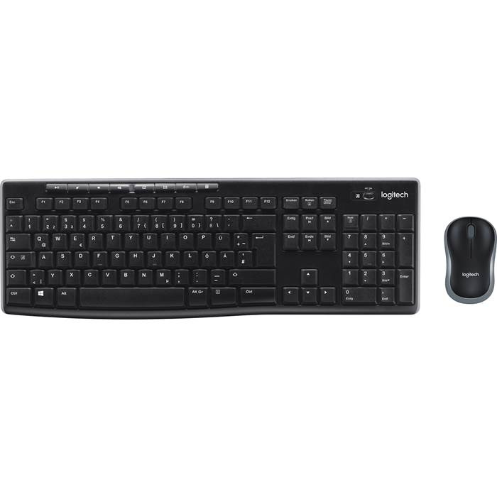 Logitech MK270 wireless Combo KB and mouse Nordic black ryhmässä TIETOKOONET & TARVIKKEET / Hiiret & Näppäimistöt / Näppäimistöt / Paketti @ TP E-commerce Nordic AB (C09069)