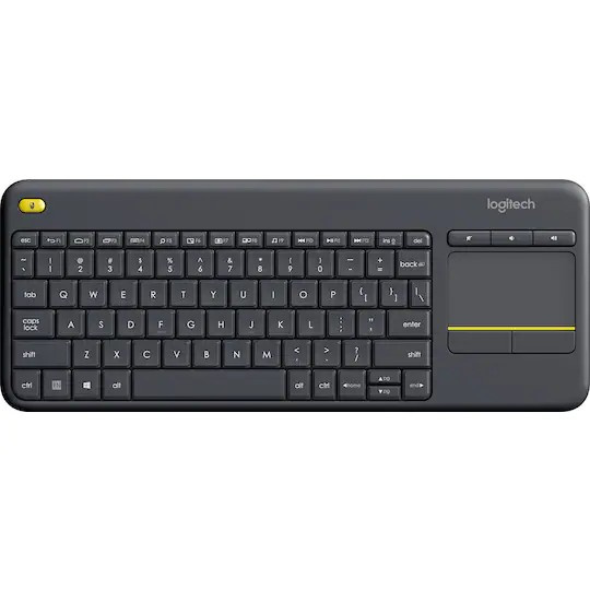 Logitech K400 wireless keyboard black ryhmässä TIETOKOONET & TARVIKKEET / Hiiret & Näppäimistöt / Näppäimistöt / Langattomat @ TP E-commerce Nordic AB (C09072)