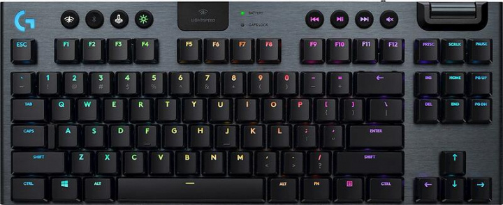 Logitech G915 TKL LIGHTSPEED Wireless GL Clicky - Gaming Tastatur ryhmässä TIETOKOONET & TARVIKKEET / GAMING / Näppäimistöt @ TP E-commerce Nordic AB (C09080)