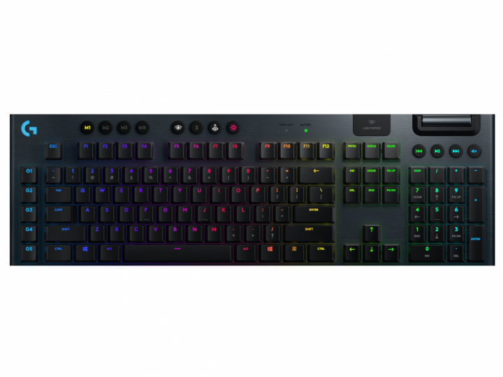 Logitech G915 LIGHTSPEED Wireless GL Clicky - ND - Gaming Tastatur - N ryhmässä TIETOKOONET & TARVIKKEET / GAMING / Näppäimistöt @ TP E-commerce Nordic AB (C09082)