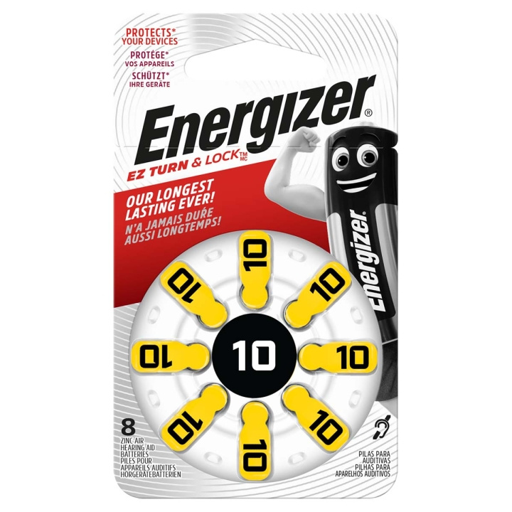 Energizer Sinkki-Ilma Paristo PR70 Tyyppi 10 | 1.4 V DC | 92 mAh | Paristojen määrä: 8 kpl | Kuulolaite | Hopea ryhmässä KODINELEKTRONIIKKA / Paristot & Laturit / Akut / Paristot kuulolaitteisiin @ TP E-commerce Nordic AB (C09197)