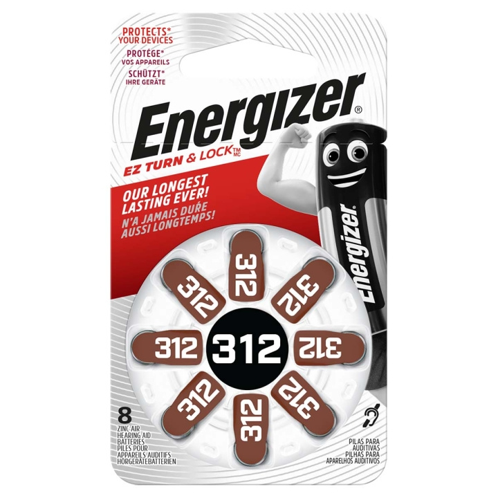 Energizer Sinkki-Ilma Paristo PR41 Tyyppi 312 | 1.4 V DC | 184 mAh | 8 - Läpipainopakkaus | Kuulolaite | Hopea ryhmässä KODINELEKTRONIIKKA / Paristot & Laturit / Akut / Paristot kuulolaitteisiin @ TP E-commerce Nordic AB (C09198)