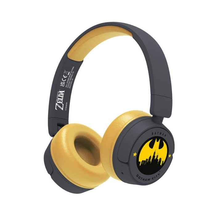 BATMAN Headphone On-Ear Junior Wireless 85dB/95dB Sharing Aux ryhmässä KODINELEKTRONIIKKA / Ääni & Kuva / Kuulokkeet & Tarvikkeet / Kuulokkeet @ TP E-commerce Nordic AB (C09263)