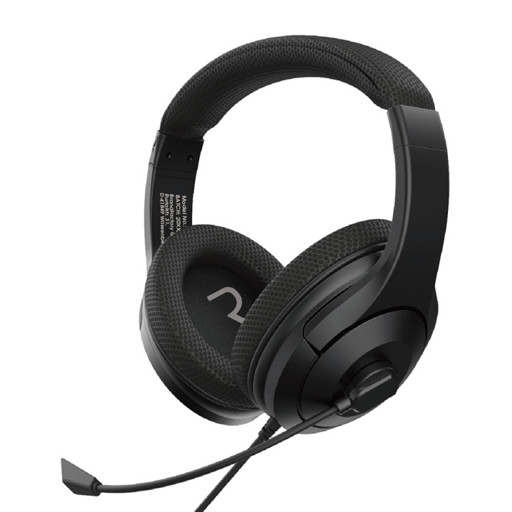 RAPTOR Stereo Headset PS4/PS5 H300 Black ryhmässä KODINELEKTRONIIKKA / Pelikonsolit & Tarvikkeet / Sony PlayStation 5 / Tarvikkeet @ TP E-commerce Nordic AB (C09322)