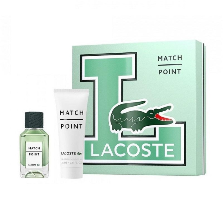Giftset Lacoste Match Point Edt 50ml + Shower Gel 75ml ryhmässä KAUNEUS JA TERVEYS / Lahjapakkaukset / Miesten lahjapakkaukset @ TP E-commerce Nordic AB (C09483)