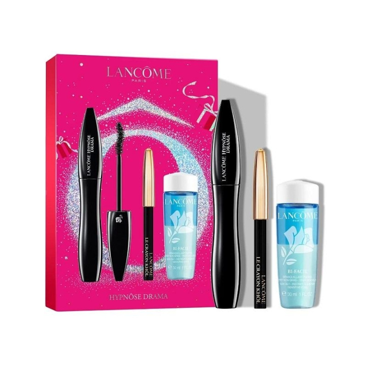 Giftset Lancome Hypnose Drama Mascara 6,5ml + Kohl Mini Pencil 0,7g + Bi Facil 30ml ryhmässä KAUNEUS JA TERVEYS / Lahjapakkaukset / Naisten lahjapakkaukset @ TP E-commerce Nordic AB (C09501)