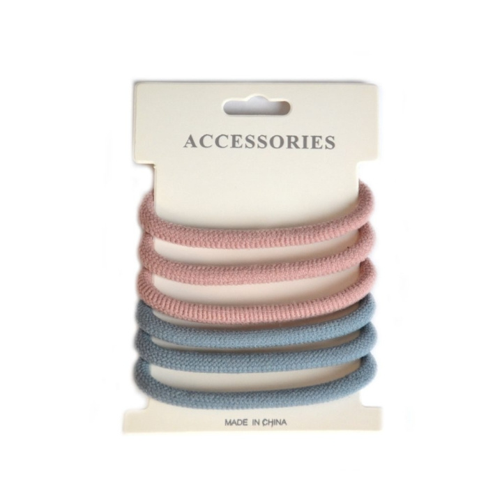 Hårsnodd Basic - Blue/Pink ryhmässä KAUNEUS JA TERVEYS / Hiukset &Stailaus / Hiustarvikkeet @ TP E-commerce Nordic AB (C09612)