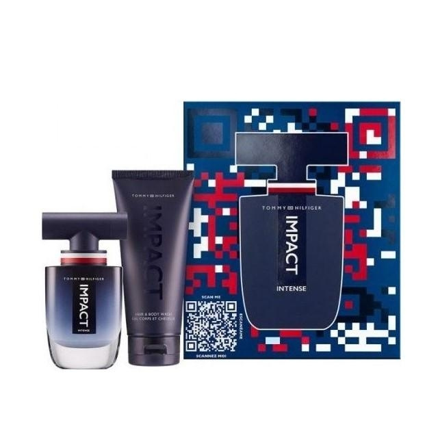 Giftset Tommy Hilfiger Impact Intense Edp 50ml + Hair And Body Wash 100ml ryhmässä KAUNEUS JA TERVEYS / Tuoksut & Parfyymit / Parfyymit / Miesten Tuoksut @ TP E-commerce Nordic AB (C09862)