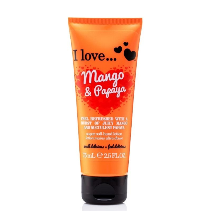 I Love… Mango & Papaya Hand Lotion 75ml ryhmässä KAUNEUS JA TERVEYS / Manikyyri/Pedikyyri / Käsirasva @ TP E-commerce Nordic AB (C09891)