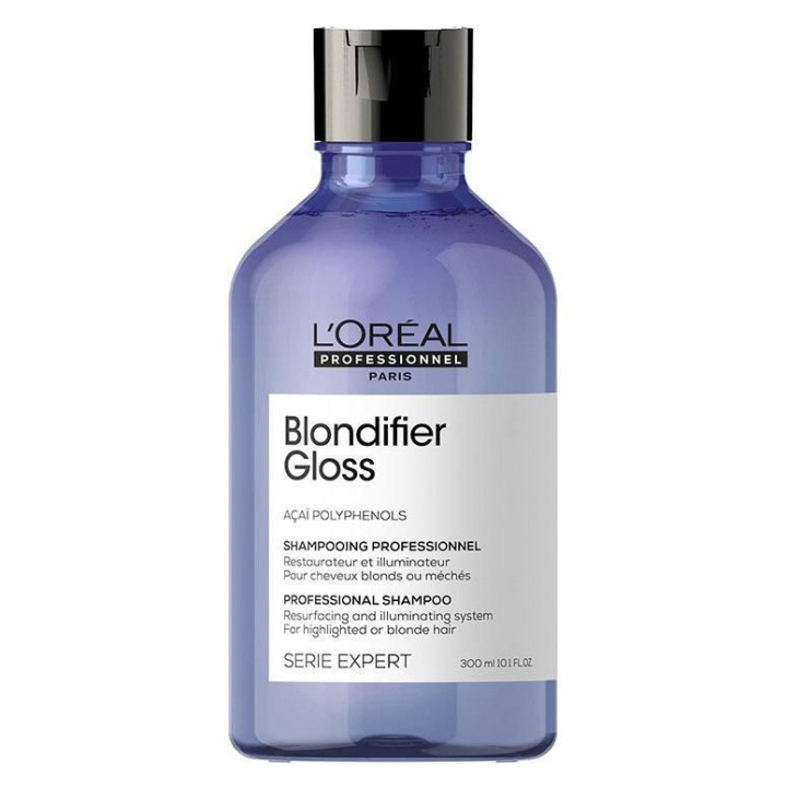 LOreal Professionnel Blondifier Gloss Shampoo 300ml ryhmässä KAUNEUS JA TERVEYS / Hiukset &Stailaus / Hiustenhoito / Shampoo @ TP E-commerce Nordic AB (C09922)