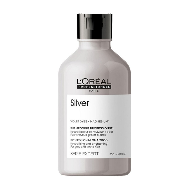 LOreal Professionnel Silver Shampoo 300 ml ryhmässä KAUNEUS JA TERVEYS / Hiukset &Stailaus / Hiustenhoito / Hiusväri / Hopeinen shampoo @ TP E-commerce Nordic AB (C09931)
